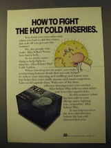 1971 Alka-Seltzer Plus Cold Tablets Ad - Fight Miseries - £14.55 GBP
