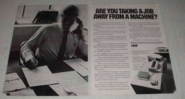 1969 2-page IBM Desk Top Transcribing Unit Ad - $18.49