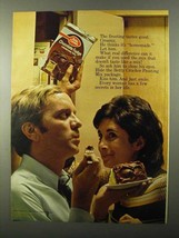 1971 Betty Crocker Chocolate Fudge Frosting Mix Ad - £14.87 GBP