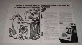 1969 IBM Desk Top Transcribing Unit Ad - £14.44 GBP