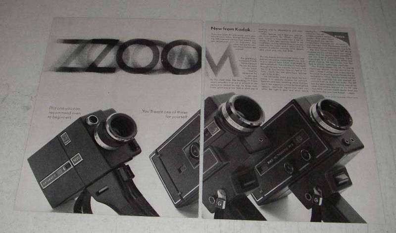 Primary image for 1969 Kodak Intamatic M20, M7 and M9 Movie Cameras Ad