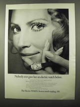 1971 Electric Timex Watch Ad - Nobody Ever Gave Her - $18.49