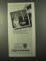 1971 GTE Sylvania Blue Dot Flash Ad - Bridal Pictures - £14.61 GBP