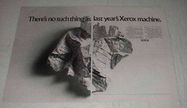 1969 Xerox Copiers Ad - No Such Thing As Last Year&#39;s - £14.54 GBP