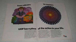 1969 UOP Universal Oil Products Ad - Relaxers Reactors - £14.78 GBP