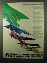 1970 Allegheny Ludlum Ad - What&#39;s Future of Aerospace - $18.49