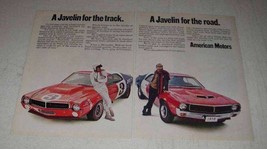 1970 AMC Javelin Ad - For the Track For The Road - $18.49