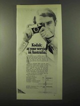1971 Kodak Cameras Ad - At Your Service in Australia - $18.49