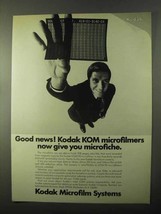 1971 Kodak Microfilm Systems Ad - KOM Microfilmers - $18.49