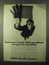 1971 Kodak Microfilm Systems Ad - KOM Microfilmers - £14.56 GBP