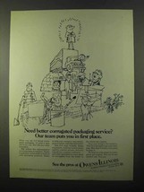 1971 Owens-Illinois Corrugated Packaging Ad - £14.72 GBP