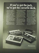 1971 Panasonic Cassette Deck Ad - RS-270US, RS-275US - £13.82 GBP