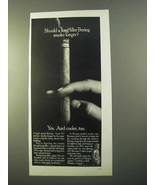1970 Bering Cigars Ad - Long Filler Smoke Longer - £14.61 GBP