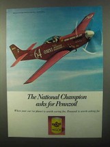 1971 Pennzoil Motor Oil Ad - The National Champion - £14.53 GBP