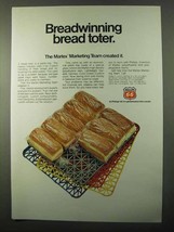 1971 Phillips 66 Oil Ad - Breadwinning Bread Toter - £14.76 GBP