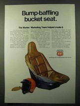 1971 Phillips 66 Oil Ad - Bump-Baffling Bucket Seat - £14.53 GBP
