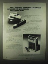 1971 Remington Lektro Blade Shaver Ad - What's Good - $18.49