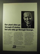 1970 Burlington Northern Railway Ad - Our Plant Sites - £14.48 GBP