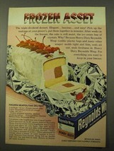 1971 Reynolds Wrap Ad - Frozen Neapolitan Delight - £14.62 GBP