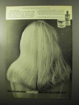 1970 Clairol Condition Ad - You Can See What - $18.49