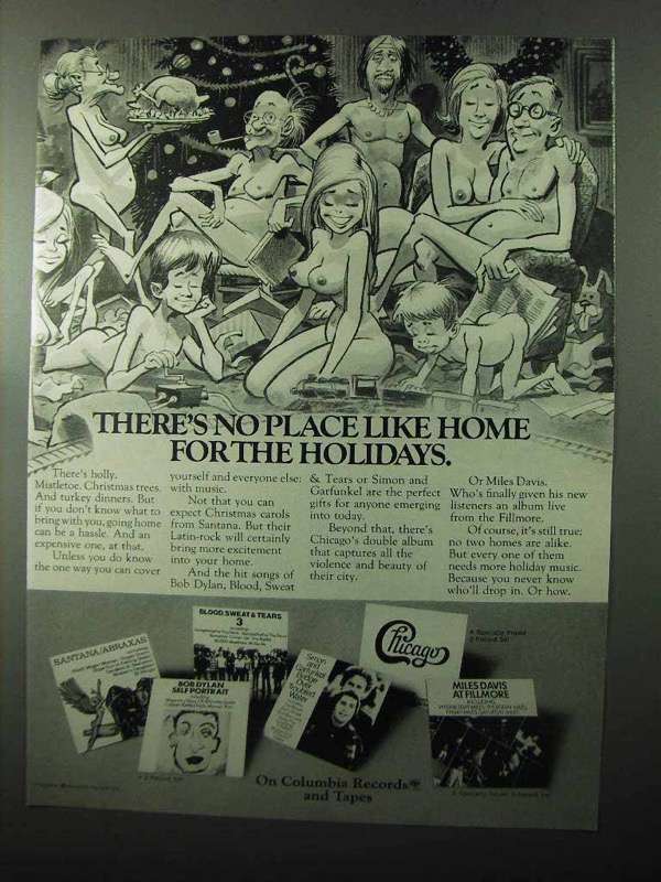 1970 Columbia Records Ad - Home for the Holidays - $18.49
