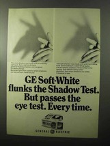 1970 General Electric Soft-White Bulbs Ad - Shadow Test - £14.78 GBP