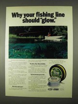 1974 Du Pont Golden Stren Fishing Line Ad - Should Glow - £14.52 GBP