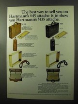 1970 Hartmann&#39;s Attache Cases Ad - Best Way to Sell - £14.78 GBP