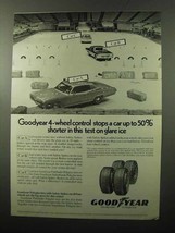1970 Goodyear Pathfinder & Suburbanite Polyglas Tire Ad - $18.49
