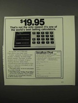 1975 Casio Personal Mini Calculator Ad - Best Selling - $18.49