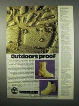 1975 Timberland Boots Ad - Outdoors Proof - $18.49