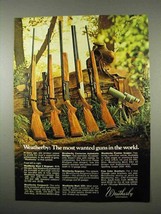1975 Weatherby Ad - Mark V Magnum, Vanguard, Centurion - $18.49