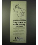 1975 Thomson Cruises Ad - Last Chance to Make History - £14.78 GBP
