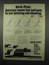 1975 Weaver Qwik-Point Sight Ad - Fast and Easy - $18.49
