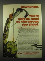 1976 Easton Game Getter Aluminum Arrow Shafts Ad - $18.49