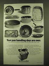 1970 KitchenAid Dishwasher Ad - Pan Handling Days - $18.49