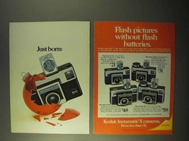 1970 Kodak Camera Ad - X-15, X-25, X-35 and X-45 - $18.49