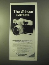 1970 Kodak Instamatic Reflex Camera Ad - 24 Hour - $18.49