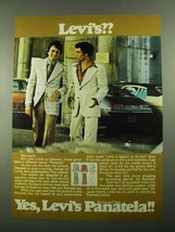 1976 Levi's Panatela Slacks and Tops Ad - NICE - $18.49