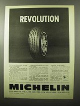 1970 Michelin-X Radial Tires Ad - Revolution - $18.49