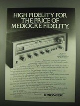1976 Pioneer SX-450 Receiver Ad - High Fidelity - $18.49