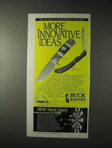 1990 Buck Knives Ad - Model 108YI and Model 539 - £14.62 GBP