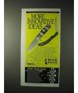 1990 Buck Knives Ad - Model 108YI and Model 539 - £14.77 GBP