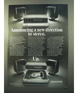 1970 Panasonic Spartan Model SE-970 Stereo Ad - £14.78 GBP