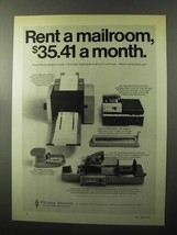 1970 Pitney-Bowes Ad - Folderette, LH MailOpener - $18.49
