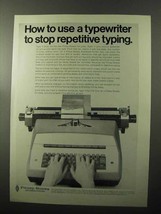1970 Pitney-Bowes Addresser-Printer Ad - Repetitive - £14.45 GBP