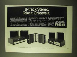 1970 RCA 8-Track Stereos Ad - Take it. Or Leave It. - £14.46 GBP