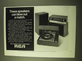 1970 RCA VS 5000 Stereo System Ad - Blow Out a Match - £14.48 GBP