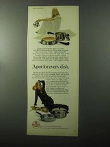 1970 Revere Ware Ad - A Pot for Every Dish - £14.72 GBP