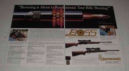 1994 Browning Bar Mark Ii And A-Bolt Ii With Boss Ad - $18.49